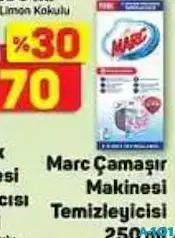 MARC ÇAMAŞIR MAKİNESİ TEMİZLEYİCİSİ 250 ML MARC ÇAMAŞIR MAKİNESİ TEMİZLEYİCİSİ 250 ML
